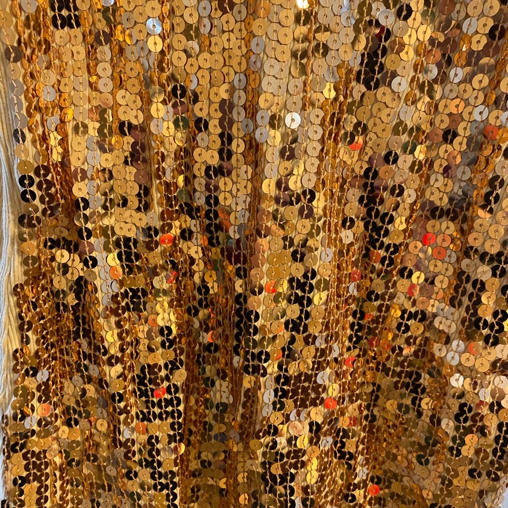 Gold sequin tank - Picture 3 of 3